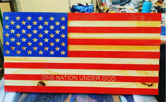 American Flag CNC