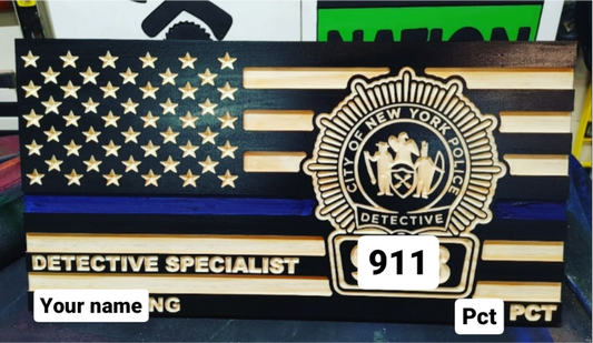 NYPD Custom Detective shield