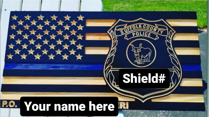 Suffolf County Police Flag