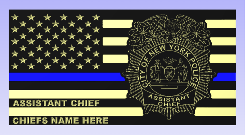 NYPD Assistant Chief Flag