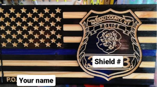 Nassau County PD Flag