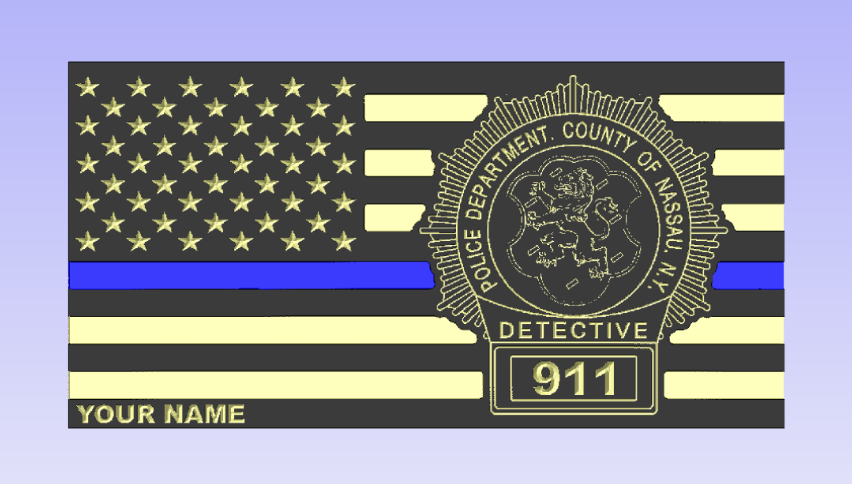 Nassau PD Detective Flag