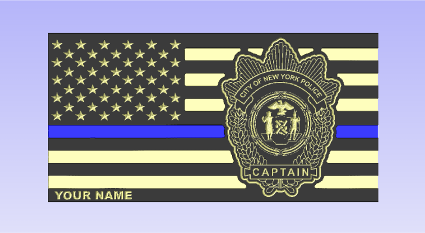 NYPD Captain Flag